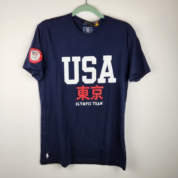 Polo Ralph Lauren Other - NWT Polo Ralph Lauren Tokyo 2020 2021 Olympic Team USA Short Sleeve Shirt sz M